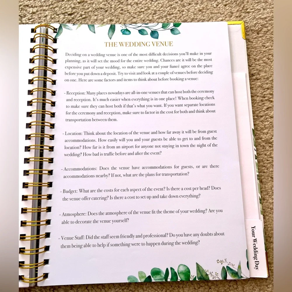The Wedding Planner Book